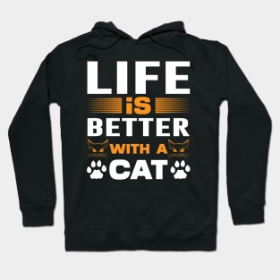 Cat T - Shirt Design Hoodie